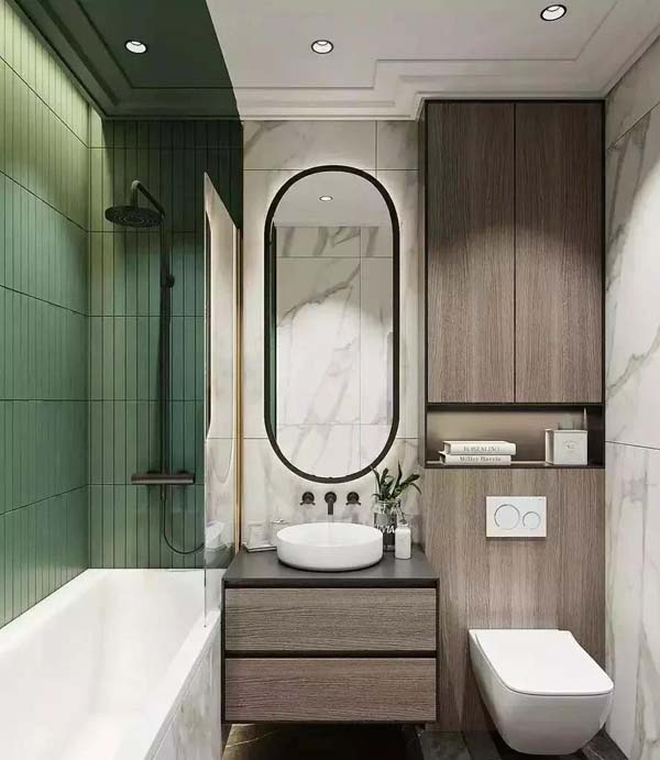 壁挂式卫浴设计效果图3