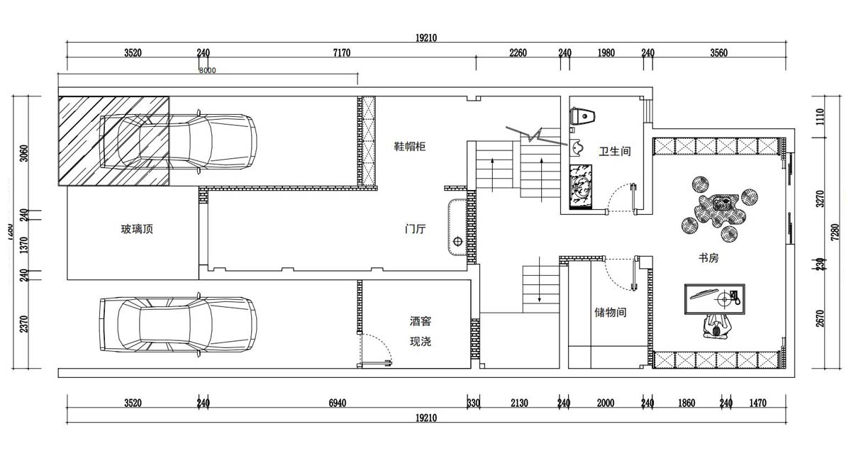 地下室平面设计图