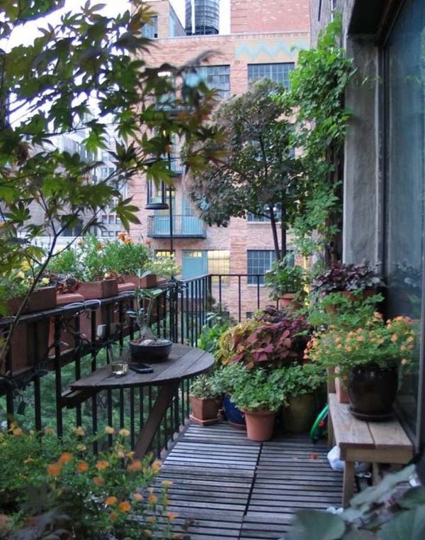 阳台改造小花园效果图6