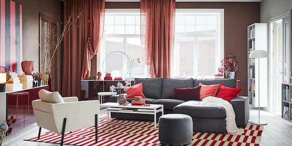 多色彩客厅沙发搭配效果图3